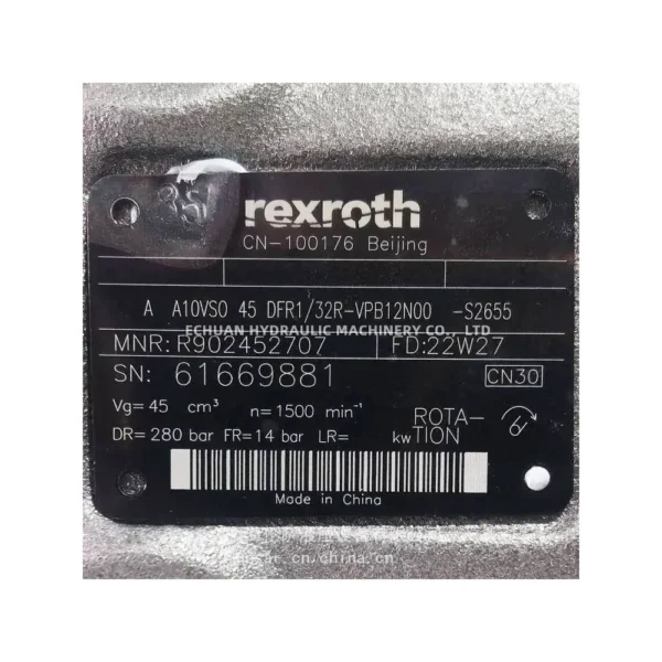 REXROTH R902452707 A A10VSO45DFR132R-VPB12N00-S2655 - Image 5
