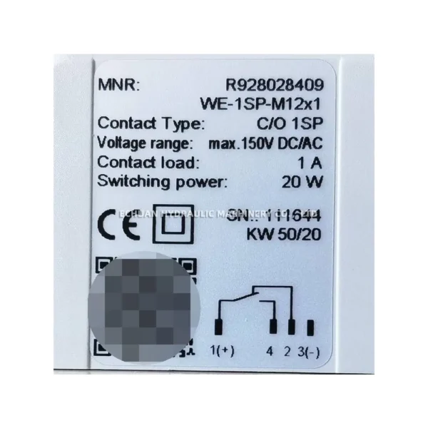 REXROTH R928028409 WE-1SP-M12x1 - Image 2