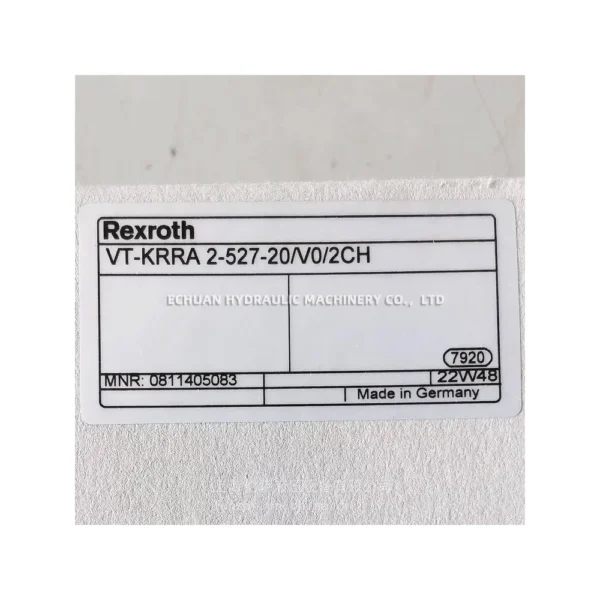 REXROTH 0811405083 VT-KRRA2-527-2X-V0-2CH - Image 2