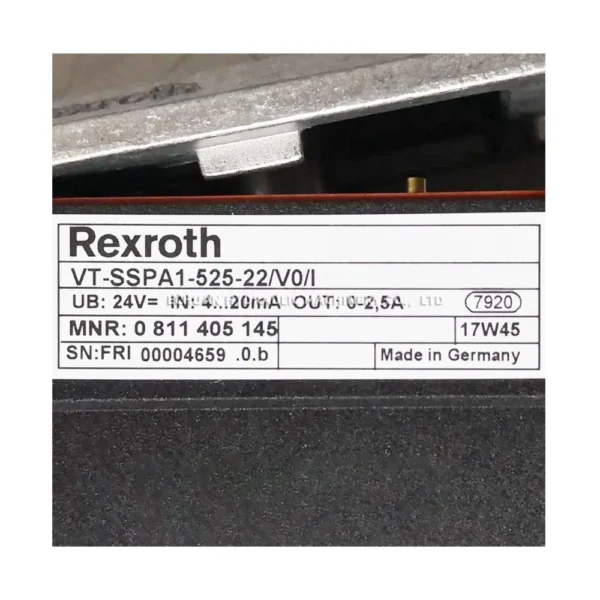 REXROTH 0811405145 VT-SSPA1-525-22-V0-1 - Image 2