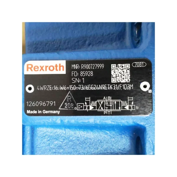 REXROTH R900727999 4WRZE16W6-150-7X6EG24N9ETK31F1D3M - Image 2