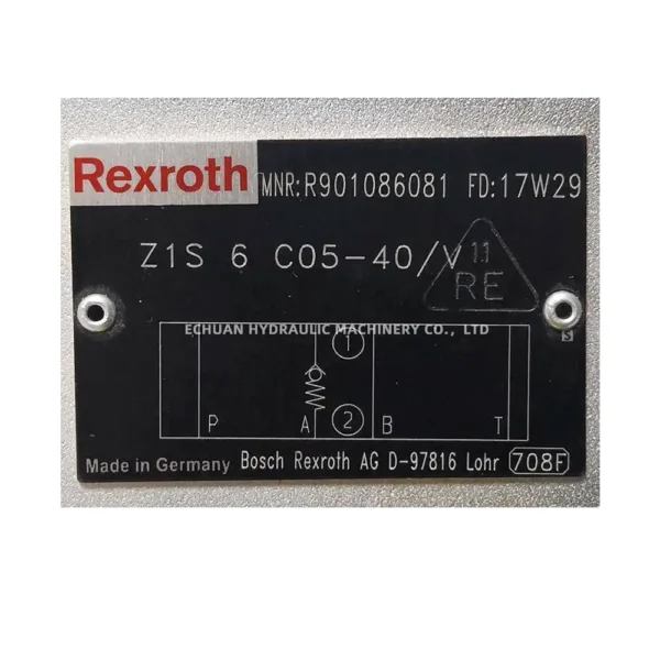 REXROTH R901086081 Z1S6C05-40V - Image 3