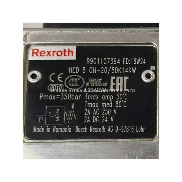 REXROTH R901107394 HED8OH-20-50K14KW - Image 2