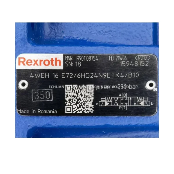 REXROTH R901108754 4WEH16E726HG24N9ETK4B10 - Image 2