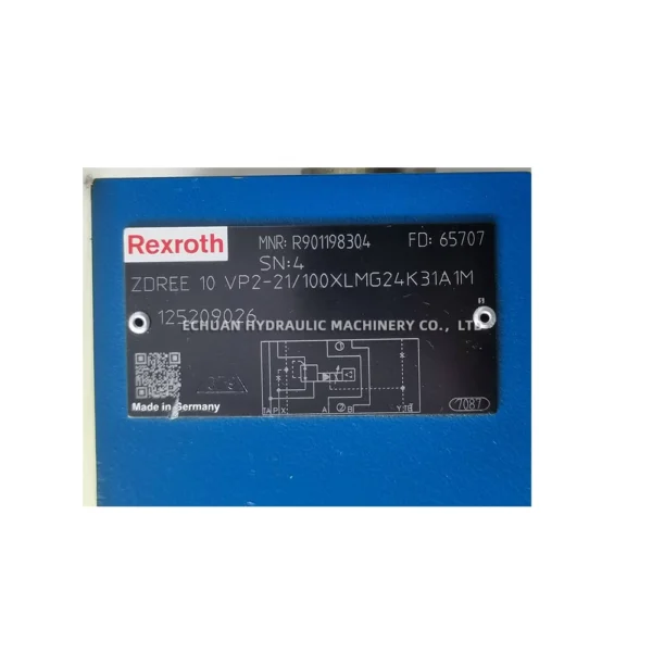REXROTH R901198304 ZDREE10VP2-21/100XLMG24K31A1M - Image 4