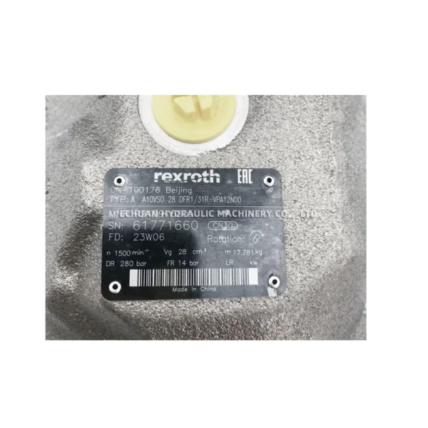REXROTH  R910916805 A A10VSO 28 DFR1/31R-VPA12N00 - Image 4
