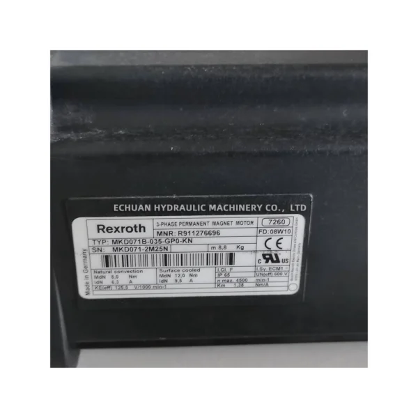 REXROTH R911276696 MKD071B-035-GP0-KN - Image 5