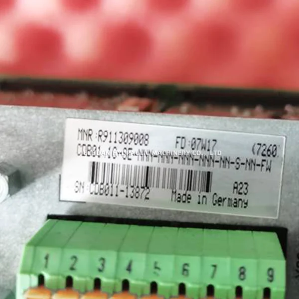 REXROTH R911309008 CDB01.1C-SE-NNN-NNN-NNN-NNN-NN-S-NN - Image 2