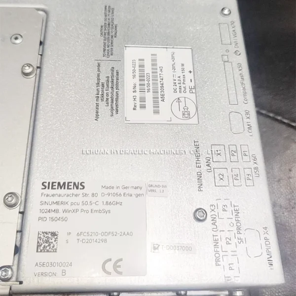 SIEMENS 6FC5210-0DF52-2AA0 - Image 2