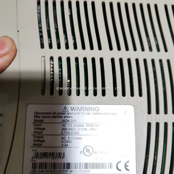 TECO JSDA-20A Servo Drive - Image 2