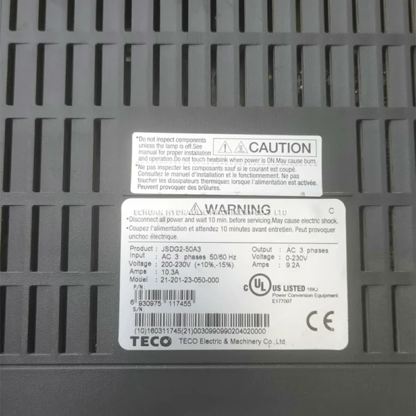 TECO JSDG2S-50A3 Servo Drive