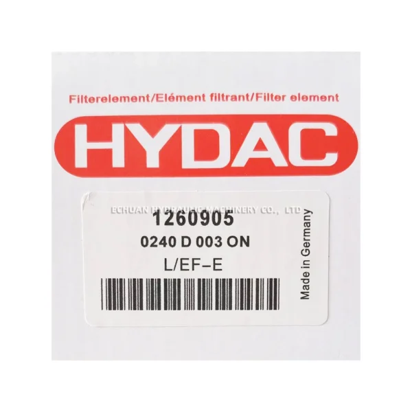 HYDAC 1260905 0240D003ON1 - Image 4