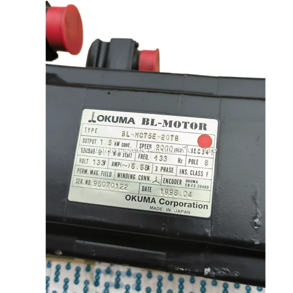OKUMA BL-MOTOR BL-MC200E-12SB - Image 6