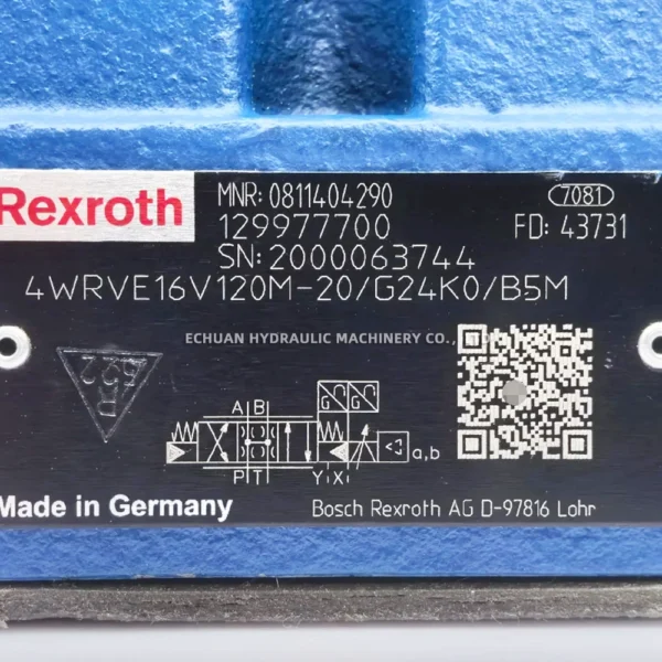 REXROTH 0811404290 4WRVE16V120M-20/G24K0/B5M - Image 3