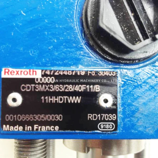 REXROTH  R7472448719 CDT3MX3/63/28/40F11/B - Image 2
