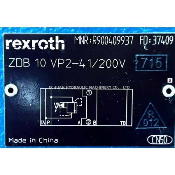 REXROTH  R900409937 ZDB10VP2-41/200V - Image 3