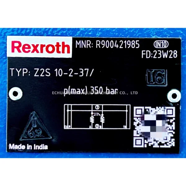 REXROTH R900421985 Z2S10-2-37/ - Image 4