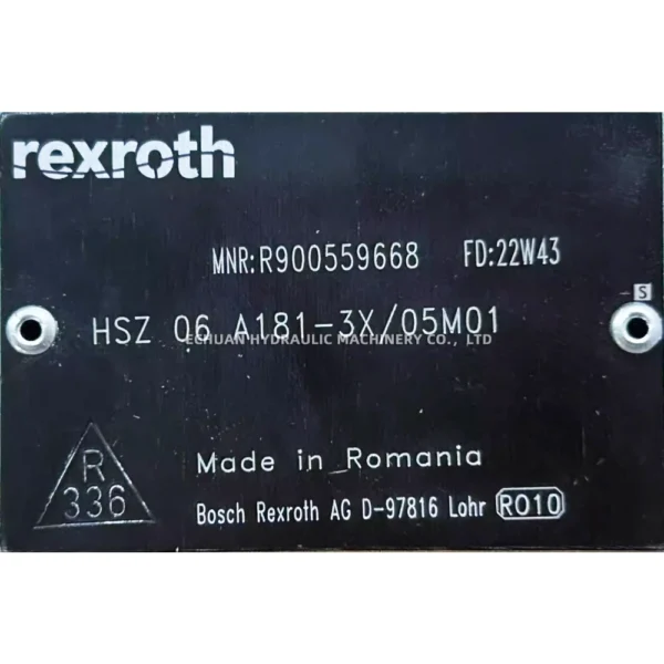 REXROTH R900559668 HSZ06A181-3X/05M01 - Image 5