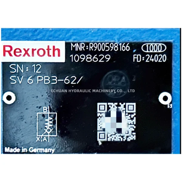 REXROTH R900598166 SV6PB3-6X/ - Image 3