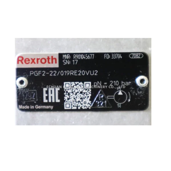 REXROTH R901045677 PGF2-22/019RE20VU2 - Image 2