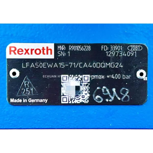REXROTH R901056228 LFA50EWA15-71/CA40DQMG24 - Image 3