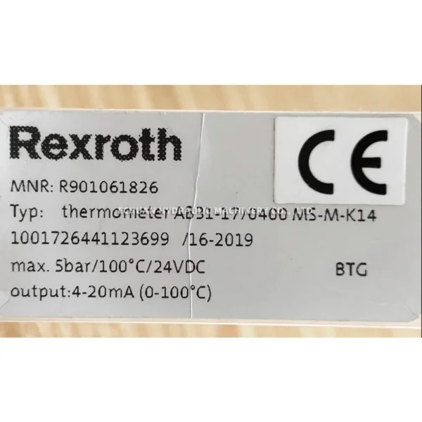 REXROTH R901061826 AB31-17/0400MS-M-K14 - Image 4