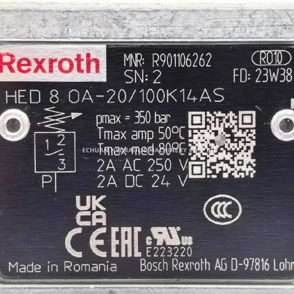 REXROTH R901106262 HED8OA-20/100K14AS - Image 5