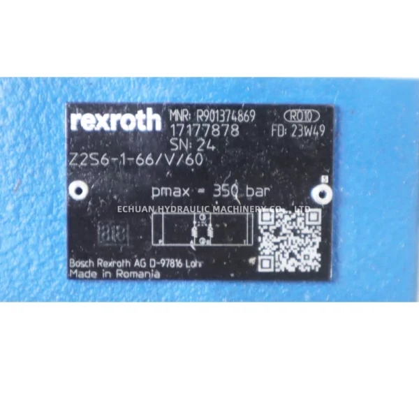 REXROTH R901374869 Z2S6-1-66/V/60 - Image 2