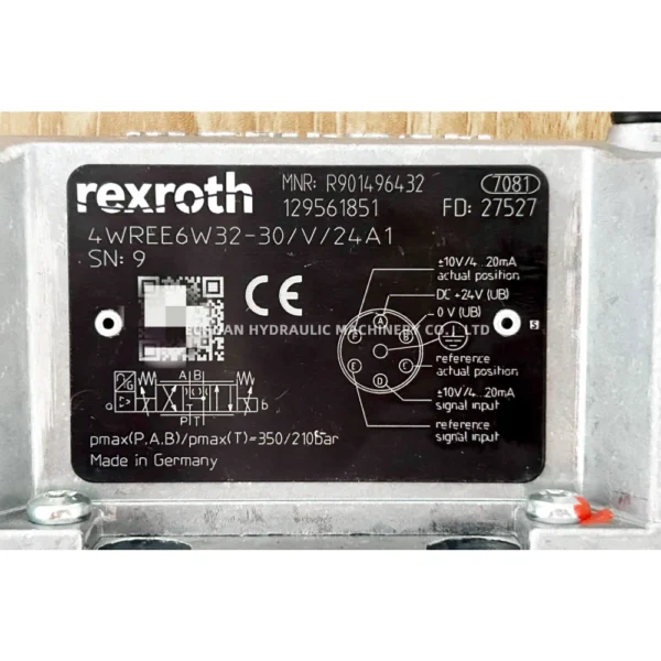 REXROTH R901496432 4WREE6W32-30/V/24A1 - Image 5