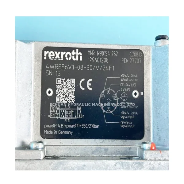 REXROTH R901541252 4WREE6V1-08-3X/V/24F1 - Image 2