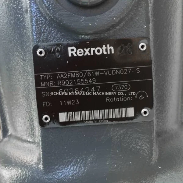 REXROTH R902155549 AA2FM80/61W-VUDN027-S - Image 2