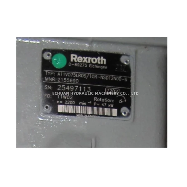 REXROTH R902155690 A11VO75LRDS/10R-NSD12N00-S - Image 4
