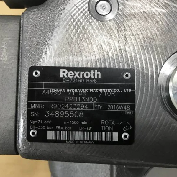 REXROTH R902423294 A4VSO71DR/10R-PPB13N00 - Image 4