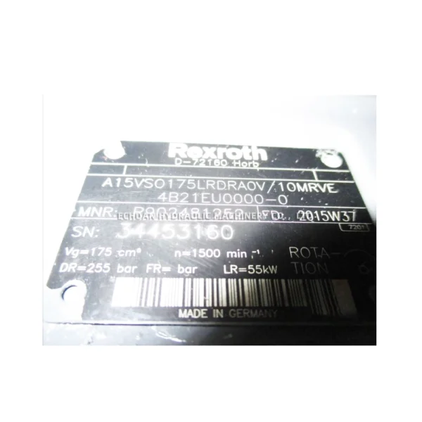 REXROTH R902481252 A15VSO175LRDRA0V/10MRVE4B21EU0000-0 - Image 3
