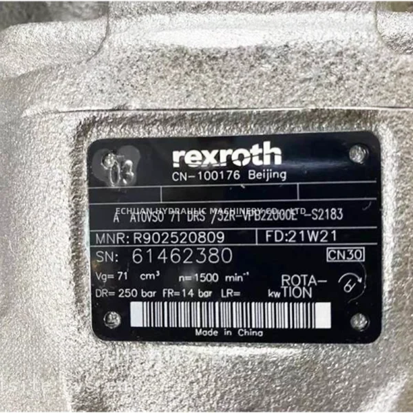 REXROTH R902520809 A10VSO71DRS/32R-VPB22U00E-S2183 - Image 4