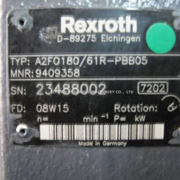 REXROTH R909409358 A2FO180/61R-PBB05 - Image 3
