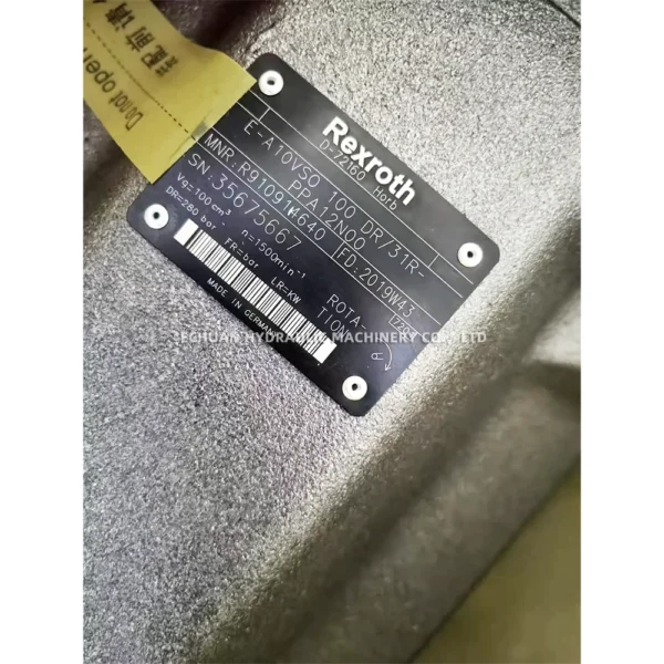REXROTH R910914640 E-A10VSO100DR/31R-PPA12N00 - Image 3