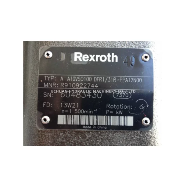 REXROTH R910922744 A10VSO100DFR1/31R-PPA12N00 - Image 2