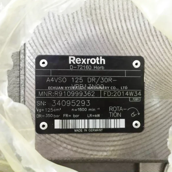 REXROTH  R910999362 A4VSO125DR/30R-VPB13N00 - Image 3