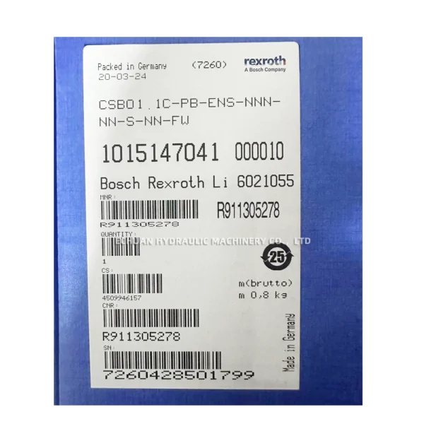 REXROTH R911305278 CSB01.1C-PB-ENS-NNN-NN-S-NN-FW - Image 4
