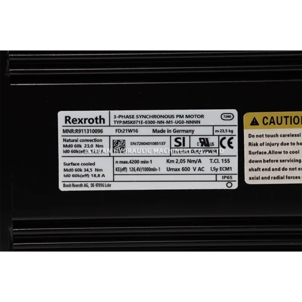 REXROTH R911310096 MSK071E-0300-NN-M1-UG0-NNNN - Image 2