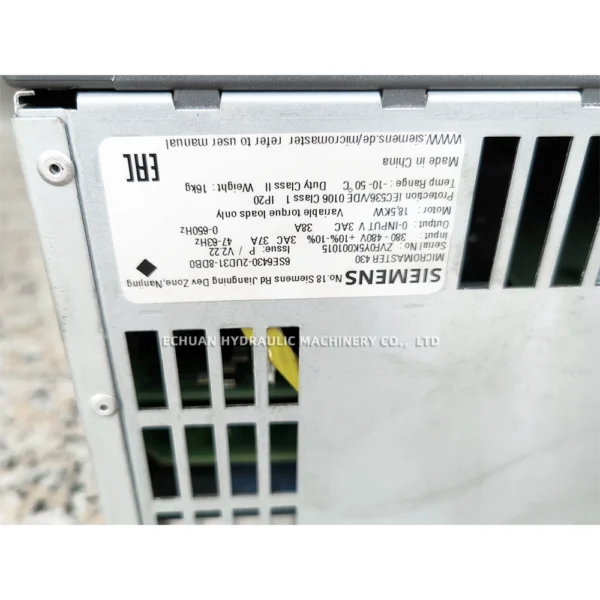 SIEMENS 6SE6430-2UD31-8DB0 - Image 3