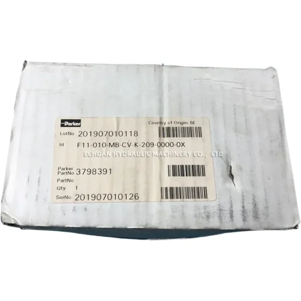 Parker F11-010-MB-CV-K-209-0000-0X
