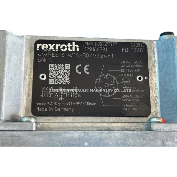 Rexroth 4WREE 6 W16-30/V/24F1 R901523727