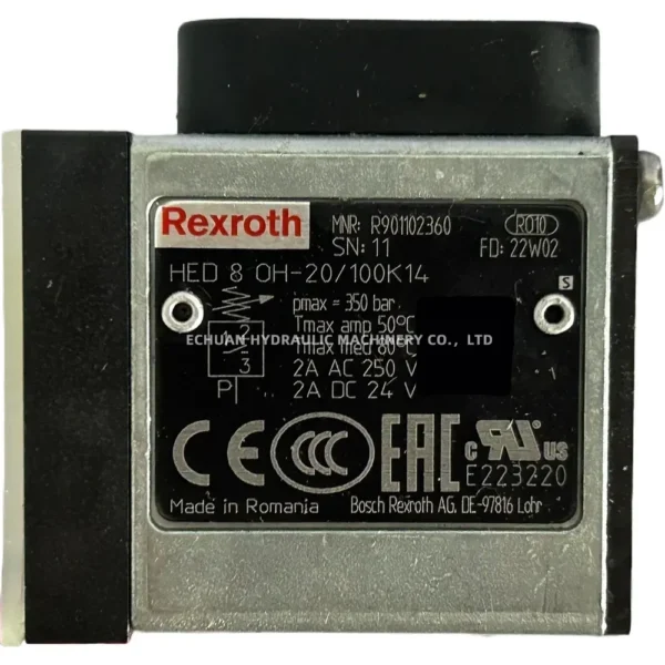 Rexroth HED 8 0H-20/100K14 R901102360