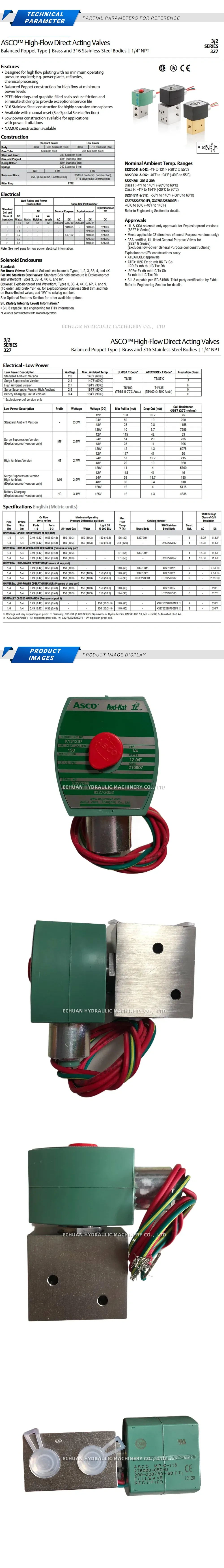 ASCO 8327G052 Description