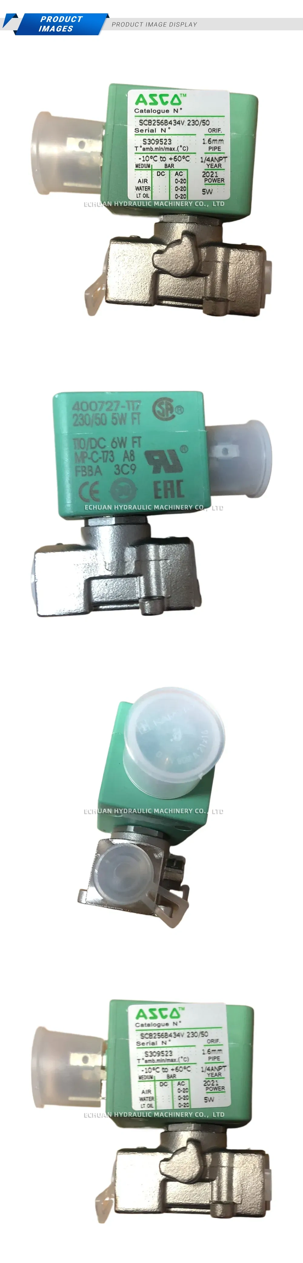 ASCO SC8256B434V 230/50 Description