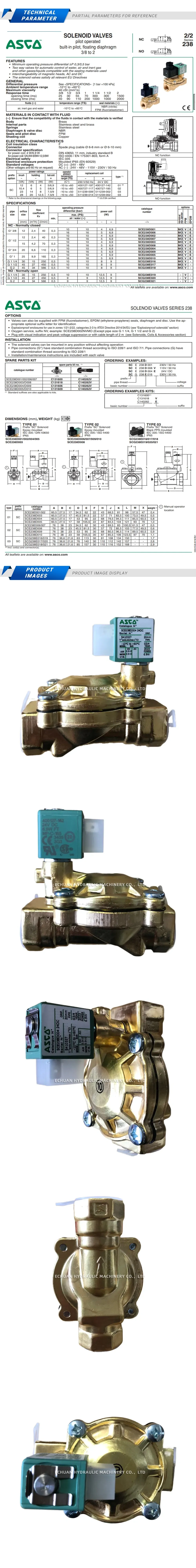 ASCO SCE238D004 24DC Description