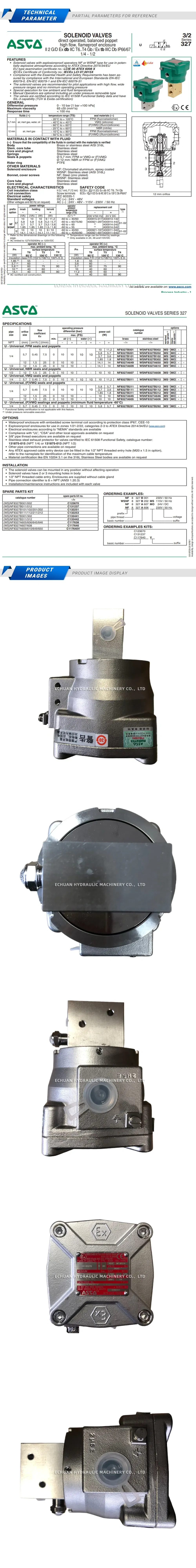 ASCO WSNF8327B112 24DC Description