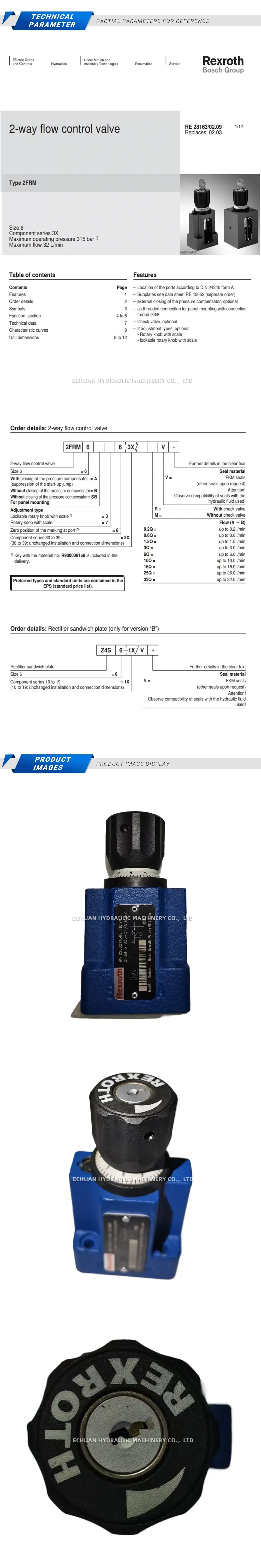 Rexroth 2FRM6B36-3X/0,6QRV R900211380 Description